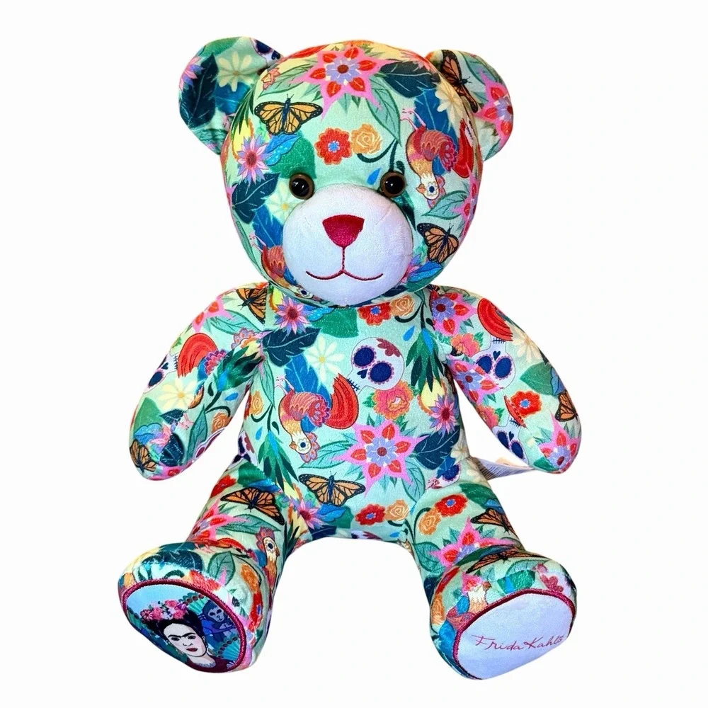 Build-A-Bear Frida Kahlo Icon Collage Teddy Bear 12